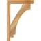 Ekena Millwork Imperial Block Rough Sawn Bracket w/ Offset Brace, Western Red Cedar, 4"W x 16"D x 24"H BKT0402X16X24IMP05RWR - alternate 4